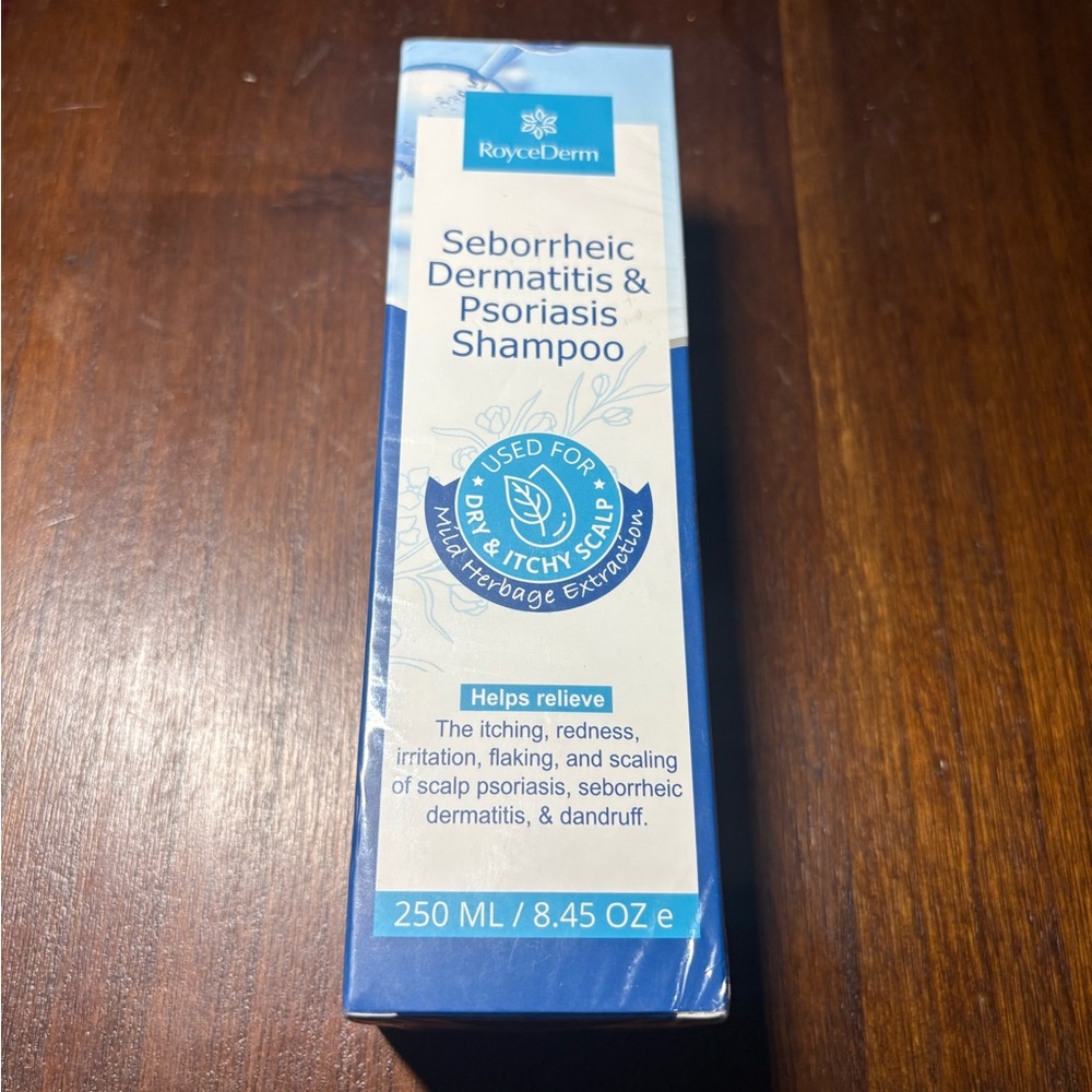 Blue Seborrheic Dermatitis & Psoriasis 8.45oz Shampoo(118)